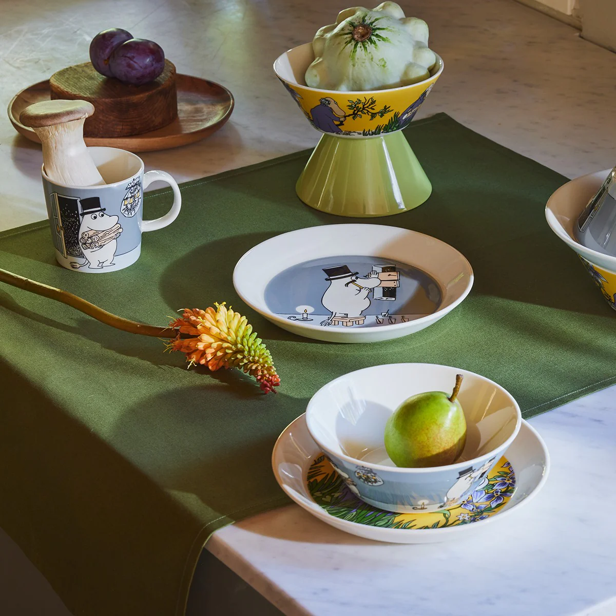 Arabia Moomin Moominpappa Grey Bowl - Image 3