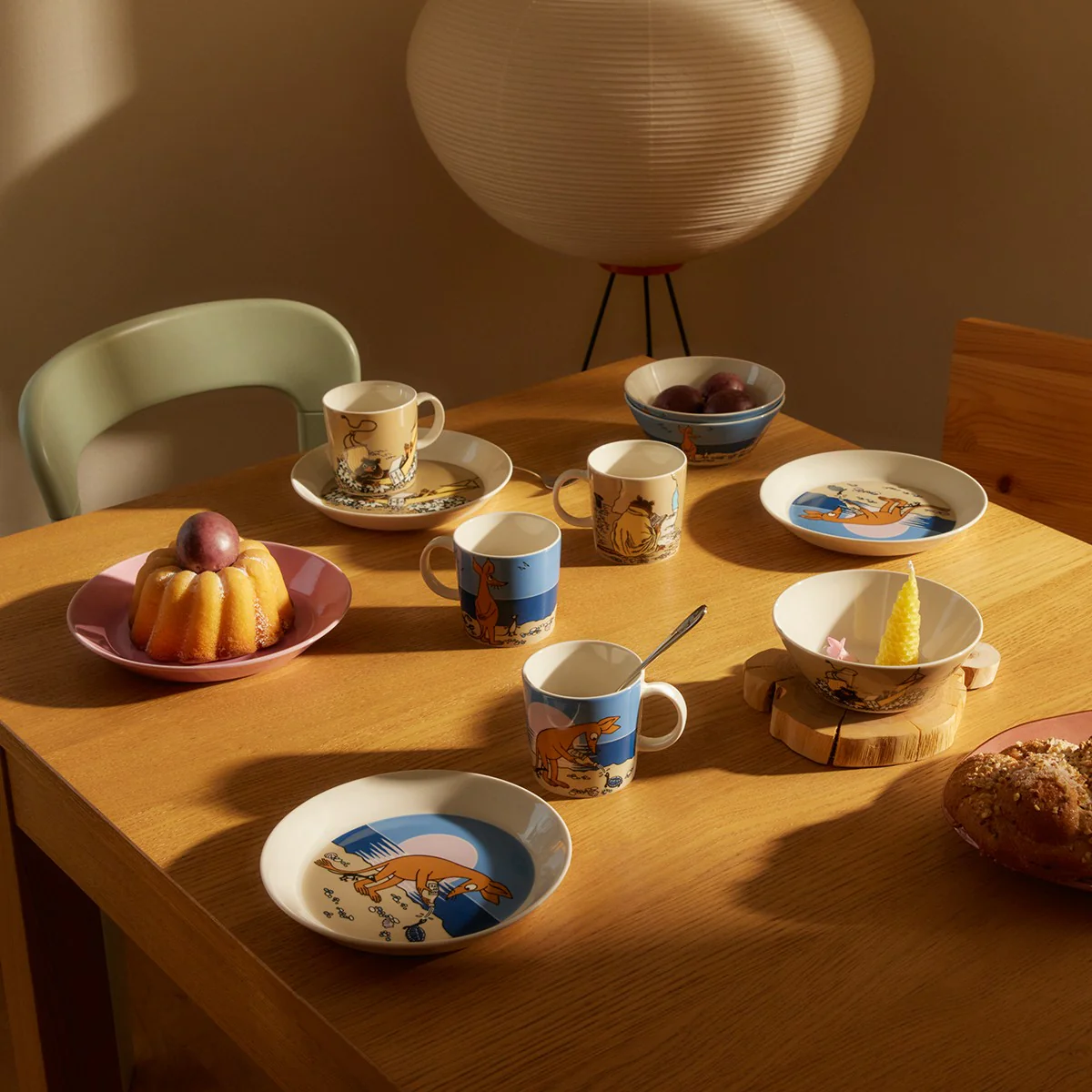 Arabia Moomin Sniff Blue Plate - Image 5