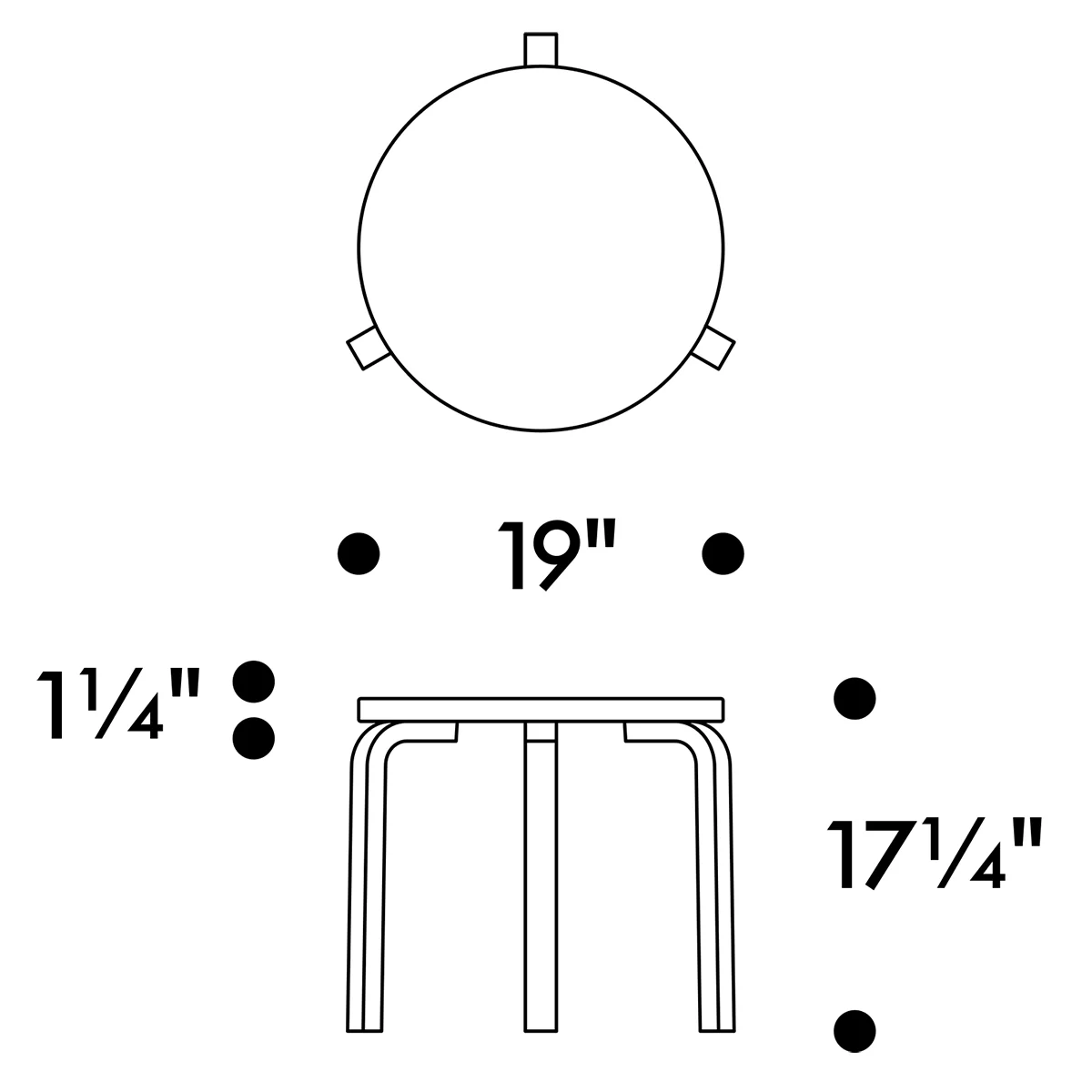 Artek + Marimekko Alvar Aalto Table 90D Seireeni - 90th Anniversary Edition - Image 4
