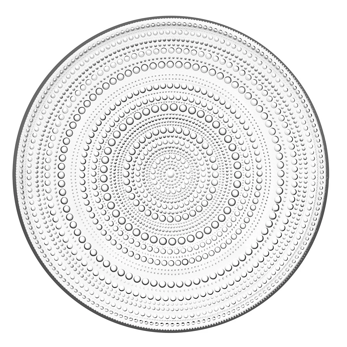 iittala Kastehelmi Clear Dewdrop Serving Plate