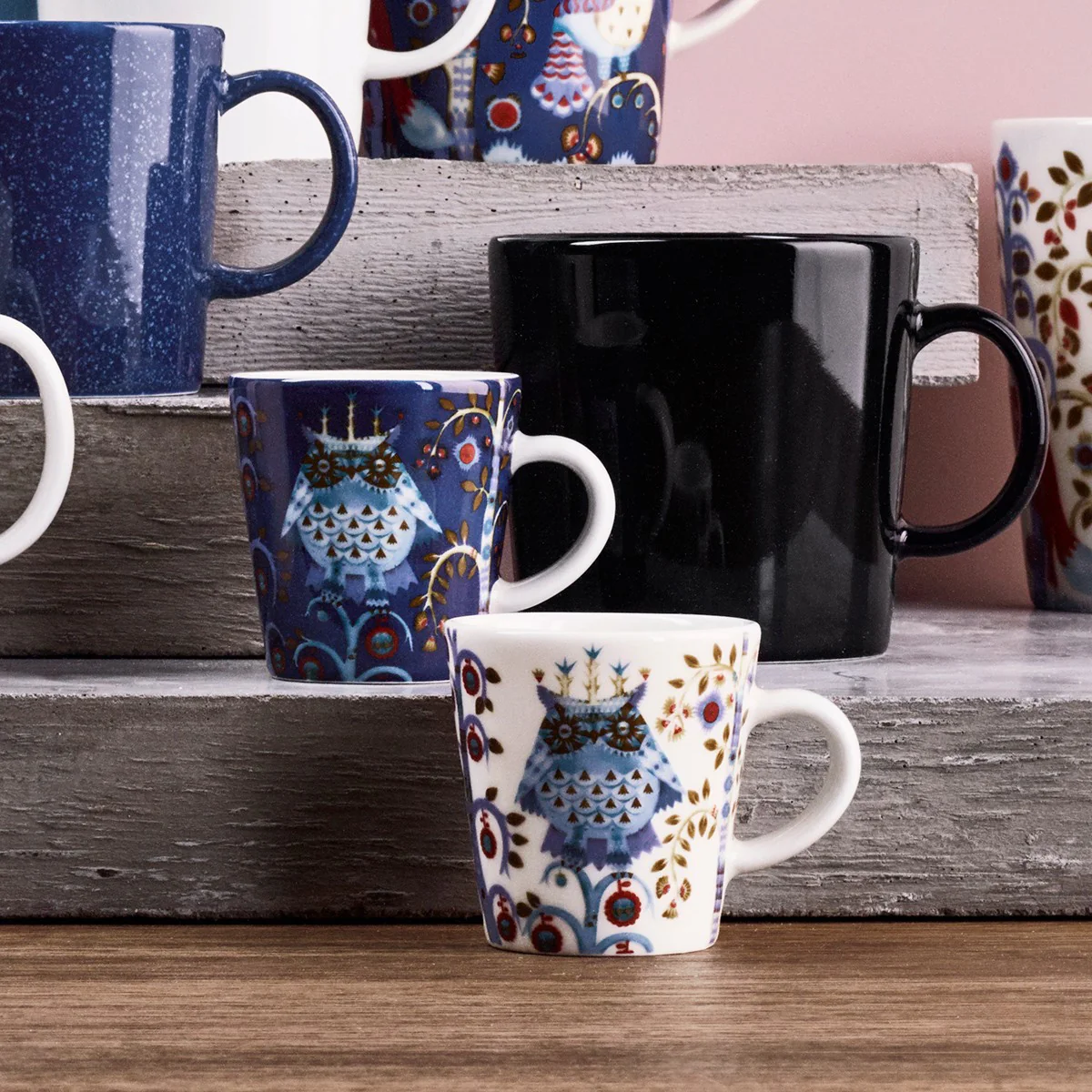 iittala Taika Blue Espresso Cup and Saucer - Image 3