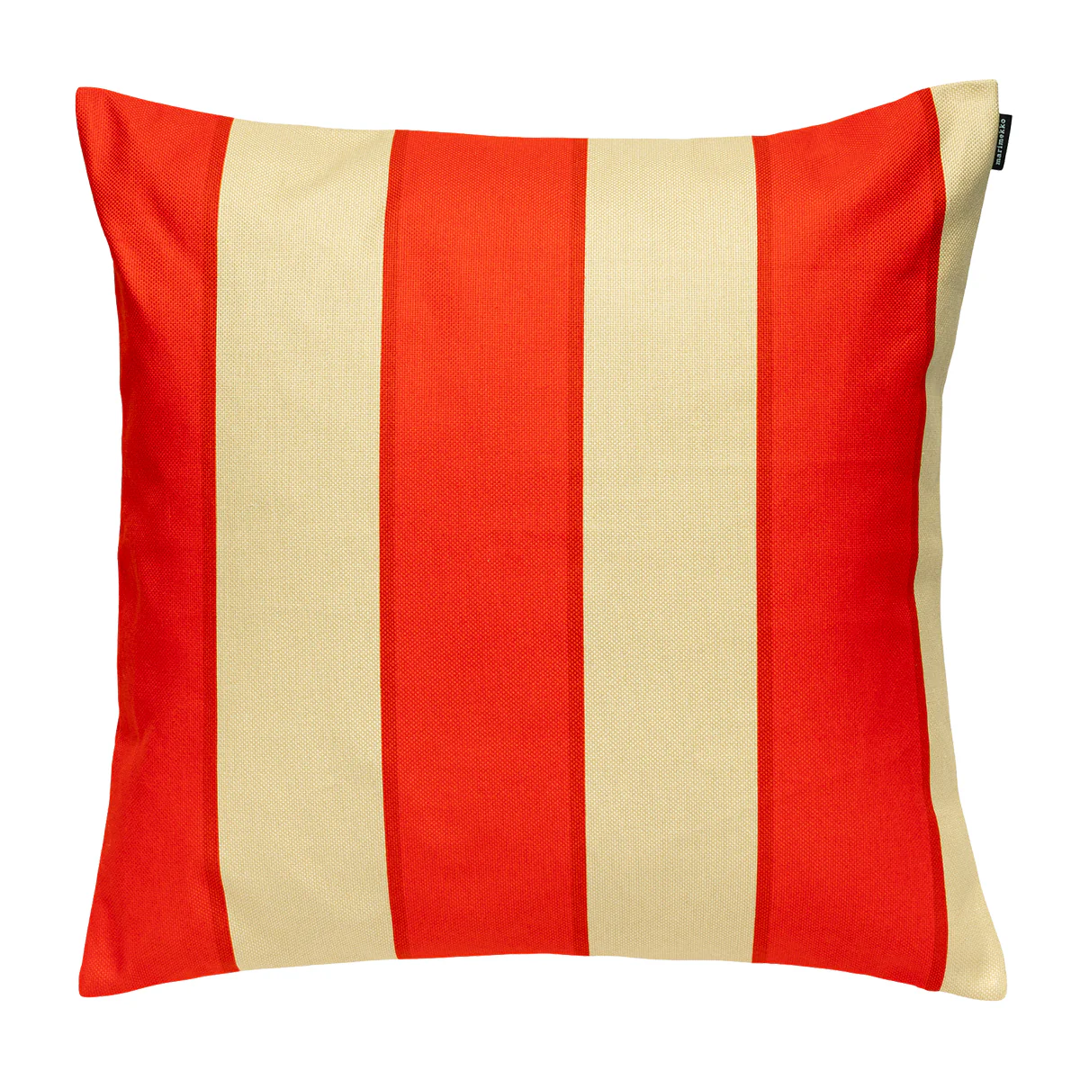 Marimekko Galleria Orange-Red / Sand Throw Pillow