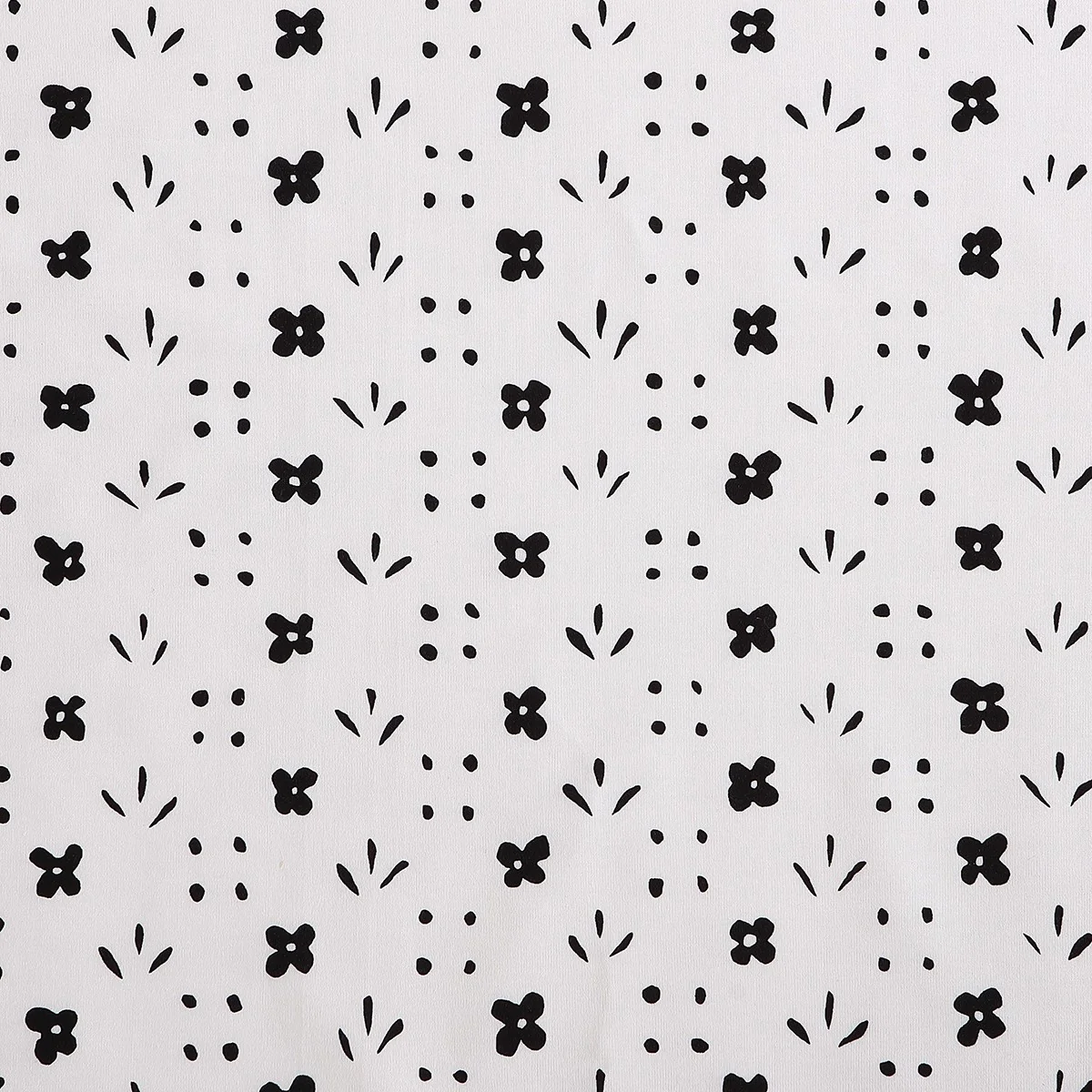 Marimekko Kukkaketo White / Black Queen Sheet Set - Image 5