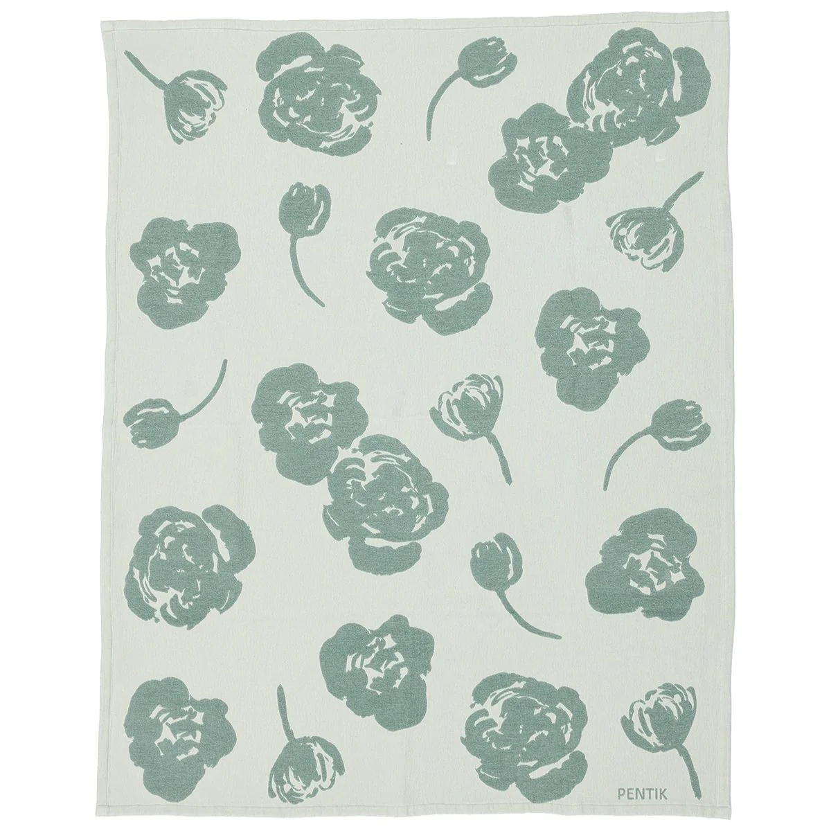 Pentik Lilia Sage Throw Blanket