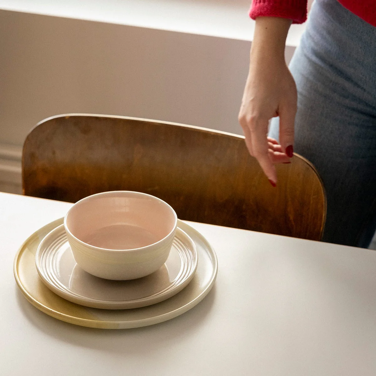 Pentik Tuntu Ivory White Soup / Cereal Bowl - Image 2