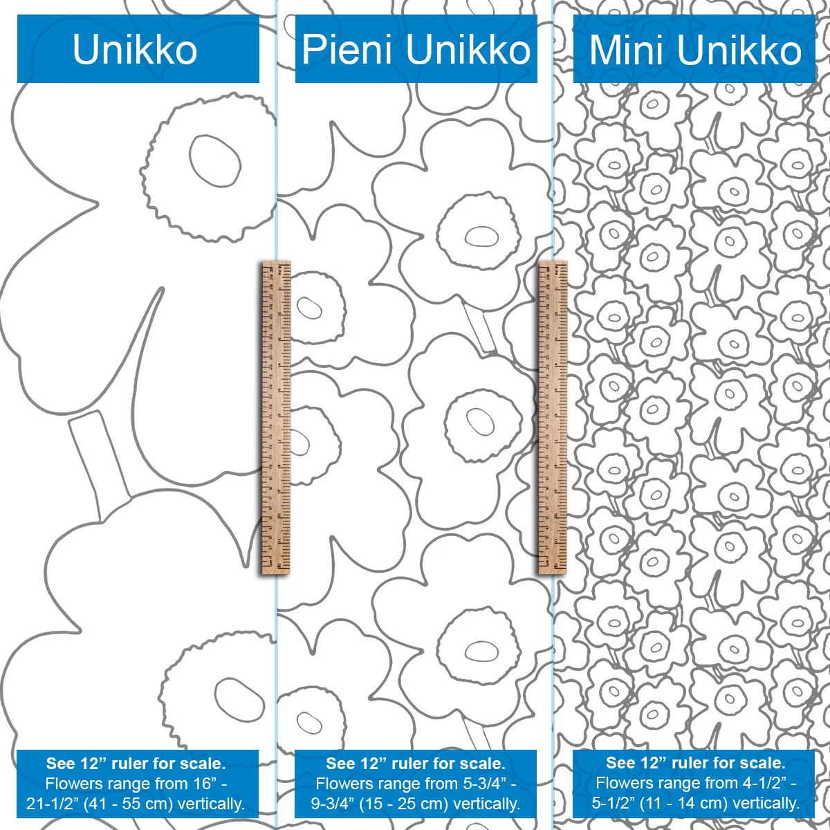 Marimekko Pieni Unikko Red Cotton Fabric - Image 4